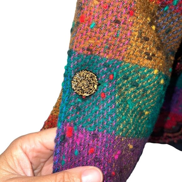 Emanuel Ungaro Vintage Womens Jacket Size Medium Pockets Lined Parallele - Picture 7 of 9